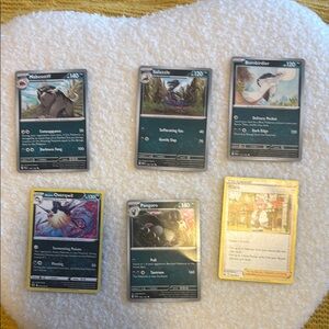 Pokemon Trading Cards Set - Black, Gray, Gold